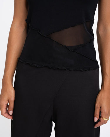 TILTIL Ossie Tee Black Mesh - Things I Like Things I Love