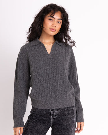 TILTIL Pero Polo Knit Grey - Things I Like Things I Love