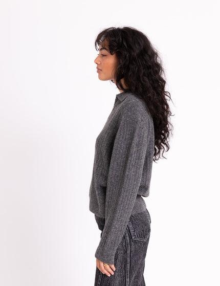 TILTIL Pero Polo Knit Grey - Things I Like Things I Love