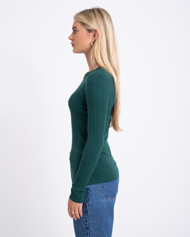 TILTIL Pipa Knit Petrol Green One Size - Things I Like Things I Love