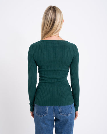 TILTIL Pipa Knit Petrol Green One Size - Things I Like Things I Love