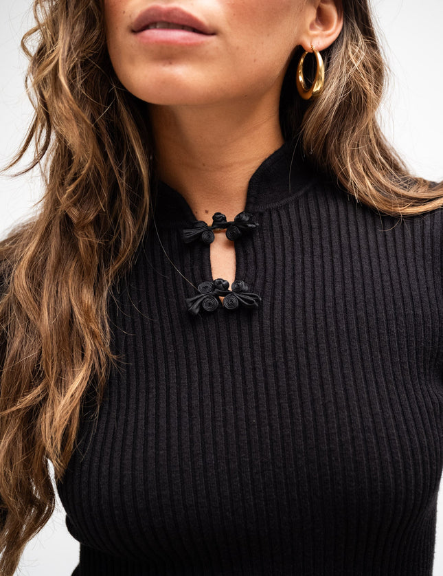 TILTIL Polly Longsleeve Detail Neck One Size - Things I Like Things I Love