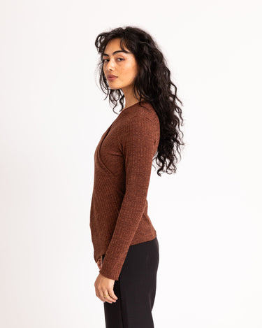 TILTIL Redda Longsleeve Knit Rust Melange - Things I Like Things I Love