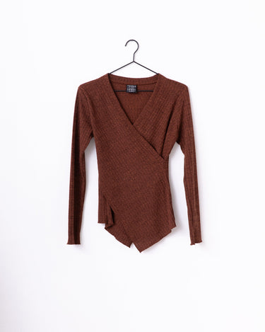 TILTIL Redda Longsleeve Knit Rust Melange - Things I Like Things I Love