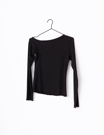 TILTIL Ria Longsleeve Structure Black - Things I Like Things I Love