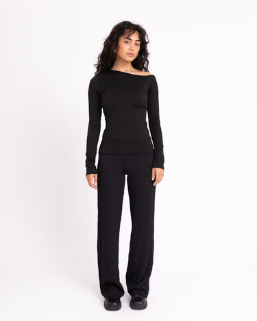 TILTIL Ria Pants Structure Black - Things I Like Things I Love