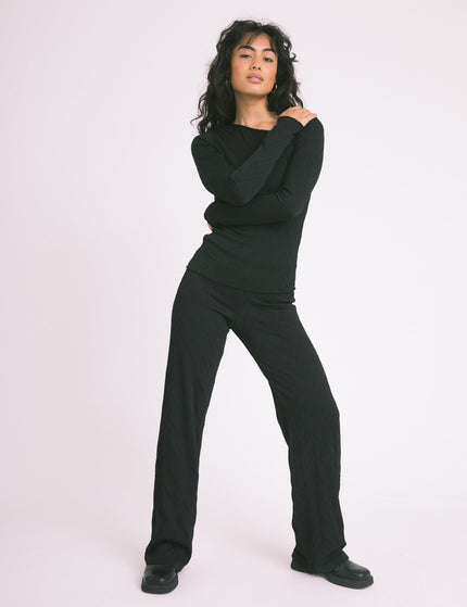 TILTIL Ria Pants Structure Black - Things I Like Things I Love