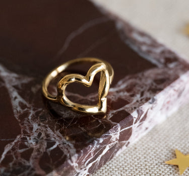 TILTIL Ring Big Love Gold - Things I Like Things I Love