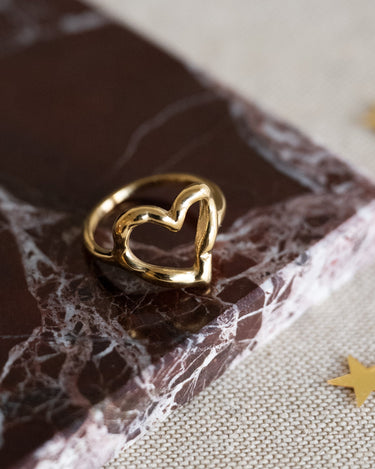 TILTIL Ring Big Love Gold - Things I Like Things I Love