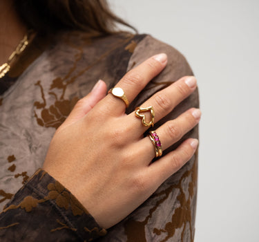 TILTIL Ring Big Love Gold - Things I Like Things I Love