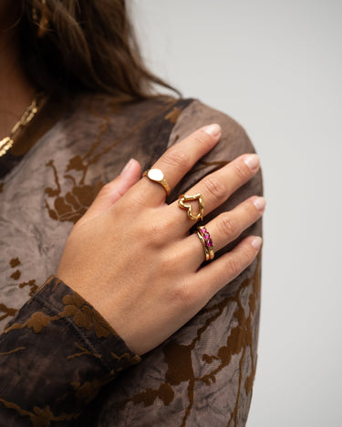 TILTIL Ring Big Love Gold - Things I Like Things I Love