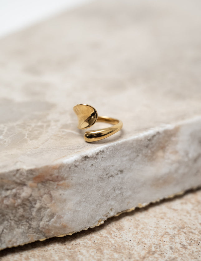 TILTIL Ring Goldplated Olivia Open - Things I Like Things I Love