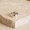 TILTIL Ring Silver Big Hammered - Things I Like Things I Love