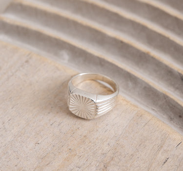 TILTIL Ring Silver Big Signet - Things I Like Things I Love