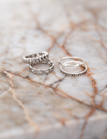 TILTIL Ring Thin Twist Silver - Things I Like Things I Love