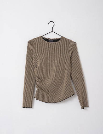 TILTIL Roelie Longsleeve Structured Stone Beige - Things I Like Things I Love