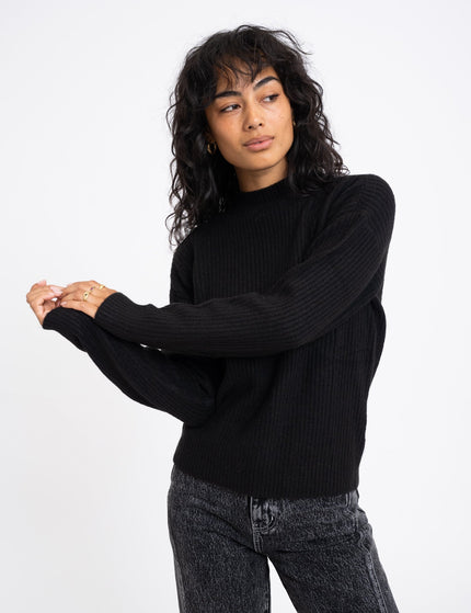 TILTIL Ronja Crewneck Knit Black - Things I Like Things I Love