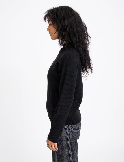 TILTIL Ronja Crewneck Knit Black - Things I Like Things I Love