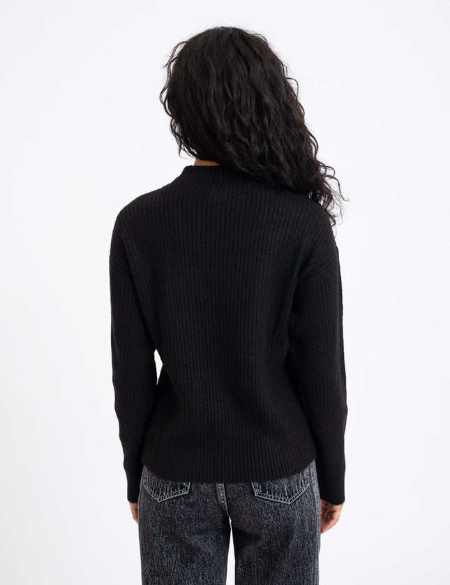 TILTIL Ronja Crewneck Knit Black - Things I Like Things I Love