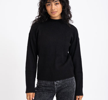 TILTIL Ronja Crewneck Knit Black - Things I Like Things I Love