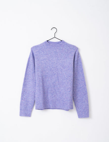 TILTIL Ronja Crewneck Knit Lilac Melange - Things I Like Things I Love