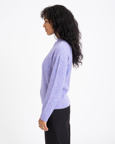 TILTIL Ronja Crewneck Knit Lilac Melange - Things I Like Things I Love