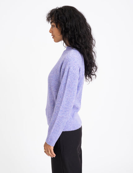 TILTIL Ronja Crewneck Knit Lilac Melange - Things I Like Things I Love