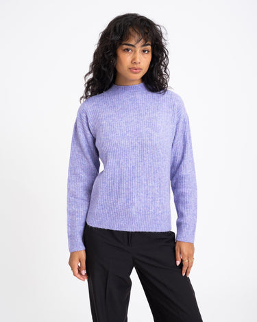 TILTIL Ronja Crewneck Knit Lilac Melange - Things I Like Things I Love