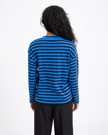 TILTIL Ronnie Striped Knit Black Cobalt - Things I Like Things I Love