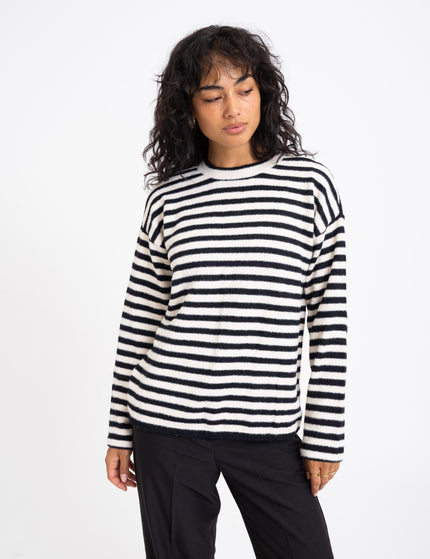 TILTIL Ronnie Striped Knit Black White - Things I Like Things I Love