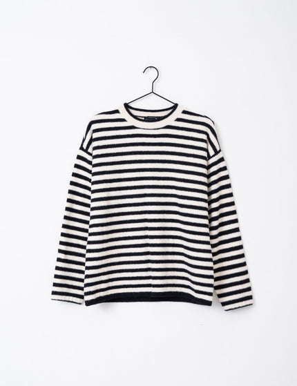 TILTIL Ronnie Striped Knit Black White - Things I Like Things I Love