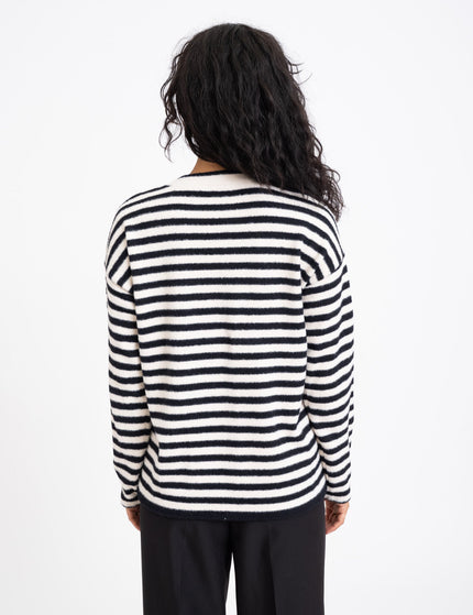 TILTIL Ronnie Striped Knit Black White - Things I Like Things I Love