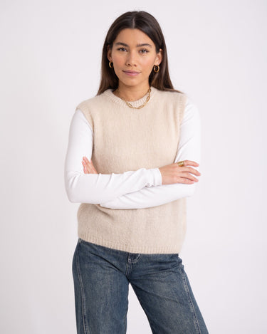 TILTIL Sabine Spencer Knit Beige - Things I Like Things I Love