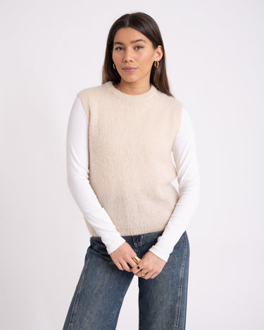 TILTIL Sabine Spencer Knit Beige - Things I Like Things I Love