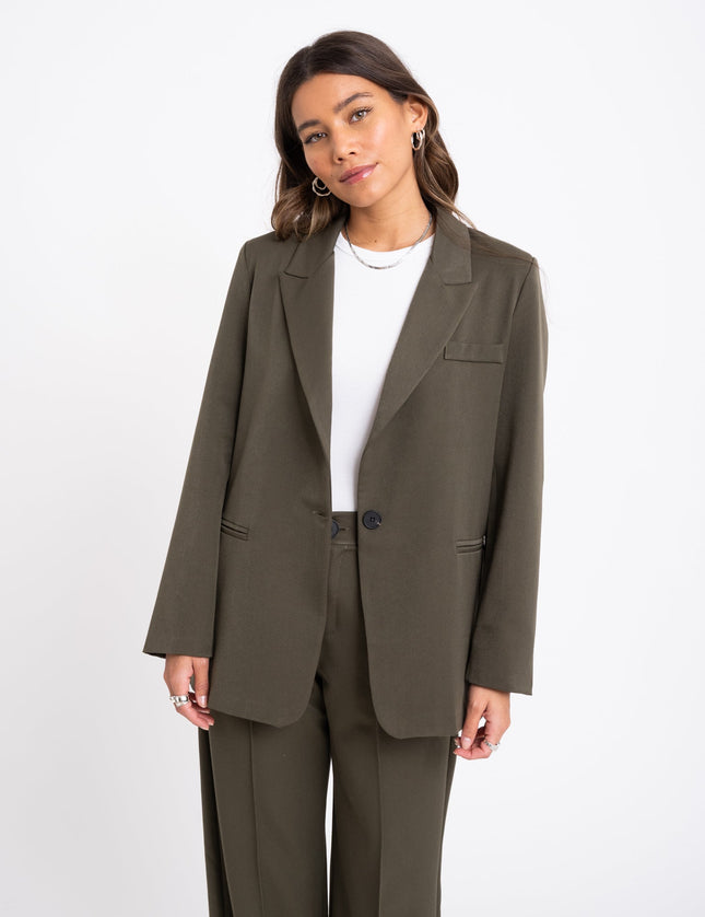 TILTIL Sanne Blazer Army Green - Things I Like Things I Love