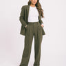 TILTIL Sanne Wide Leg Pants Army Green - Things I Like Things I Love