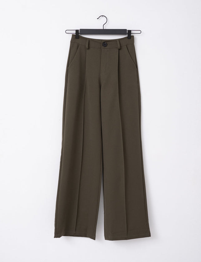 TILTIL Sanne Wide Leg Pants Army Green - Things I Like Things I Love