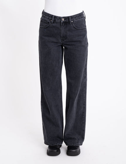 TILTIL Sanny Grey Mid Relaxed Dark Grey Jeans - Things I Like Things I Love