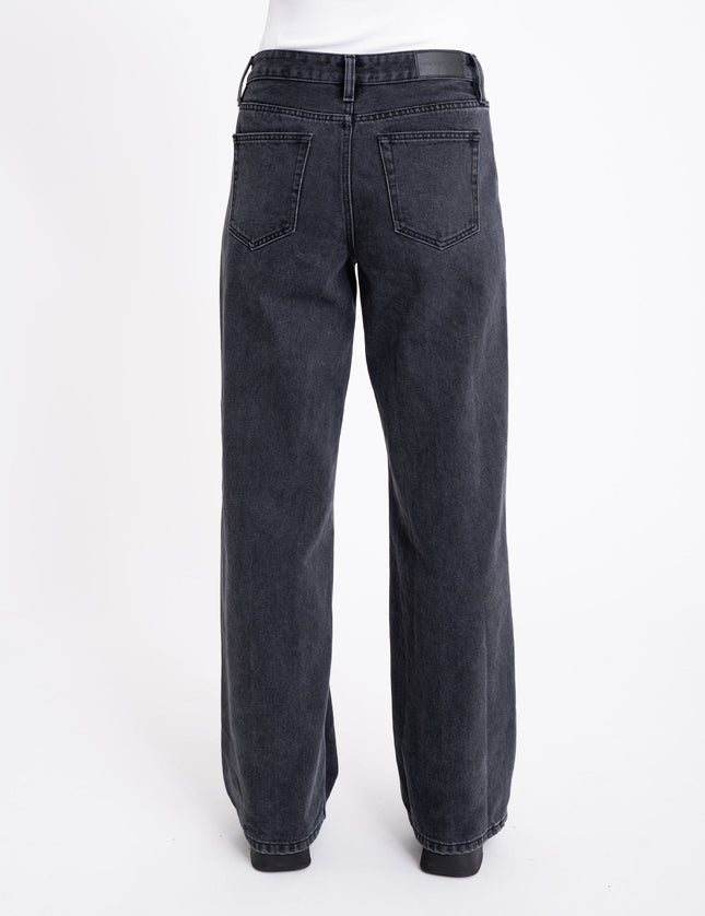 TILTIL Sanny Grey Mid Relaxed Dark Grey Jeans - Things I Like Things I Love