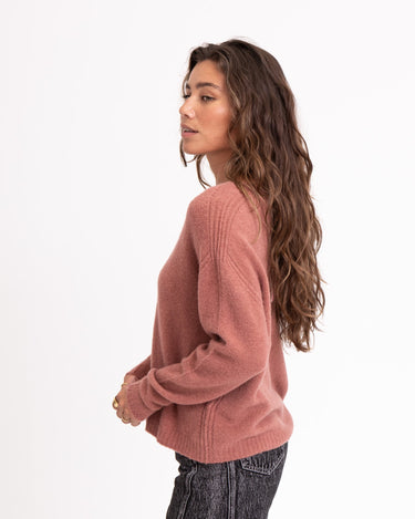 TILTIL Sapha V - neck Knit Rose One Size - Things I Like Things I Love