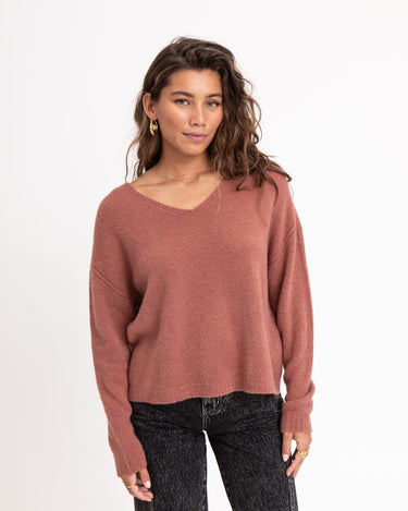 TILTIL Sapha V - neck Knit Rose One Size - Things I Like Things I Love