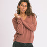 TILTIL Sapha V - neck Knit Rose One Size - Things I Like Things I Love