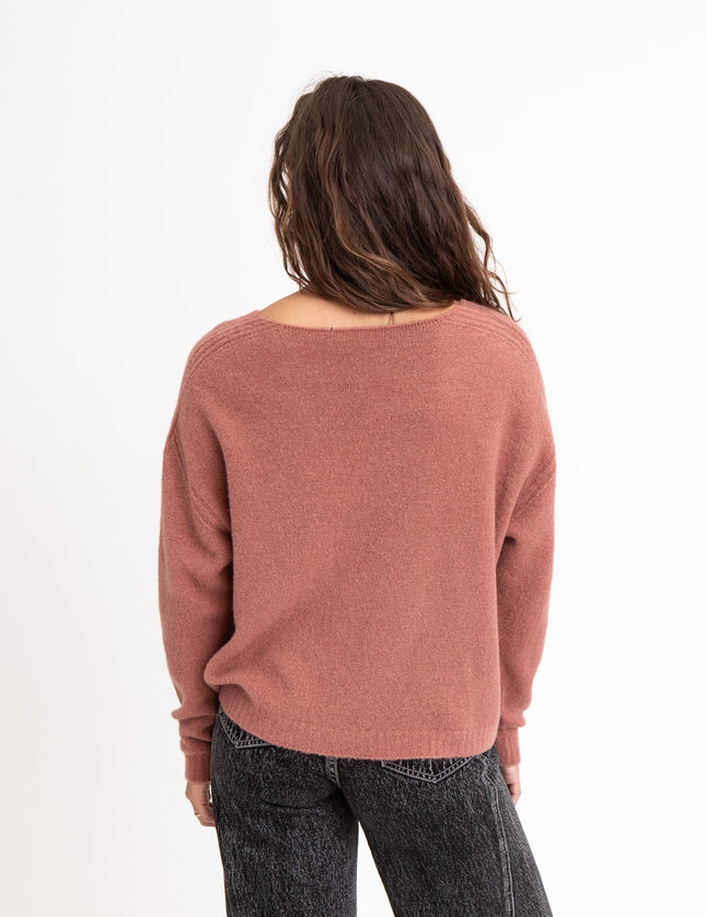 TILTIL Sapha V - neck Knit Rose One Size - Things I Like Things I Love