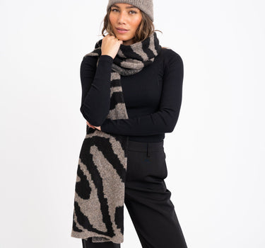 TILTIL Scarf Wave Brown Black - Things I Like Things I Love