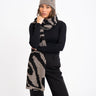 TILTIL Scarf Wave Brown Black - Things I Like Things I Love