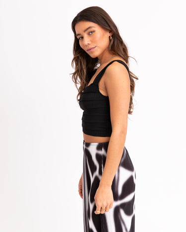 TILTIL Sese Cropped Top Black One Size - Things I Like Things I Love