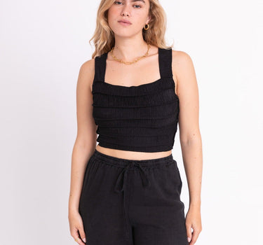 TILTIL Sese Cropped Top Black One Size - Things I Like Things I Love