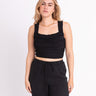 TILTIL Sese Cropped Top Black One Size - Things I Like Things I Love