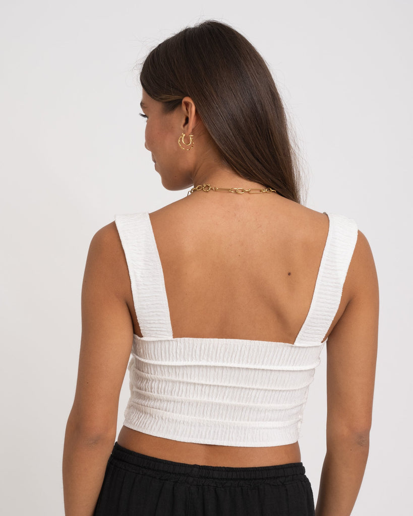 TILTIL Sese Cropped Top White One Size - Things I Like Things I Love