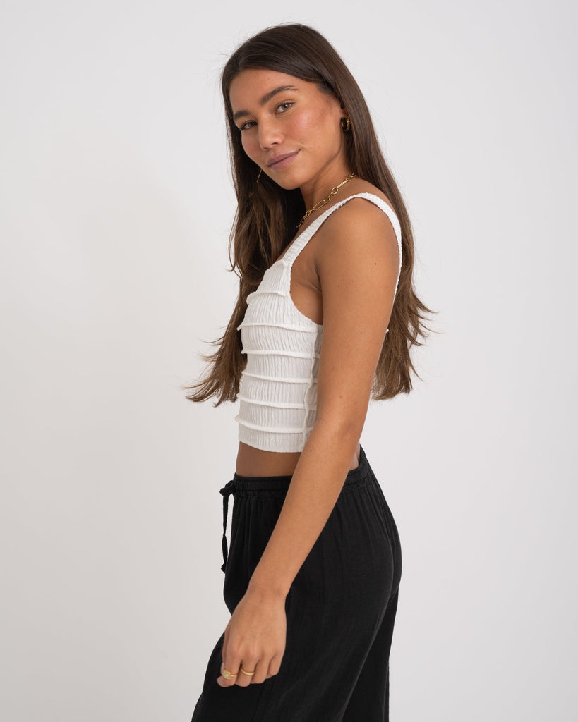 TILTIL Sese Cropped Top White One Size - Things I Like Things I Love